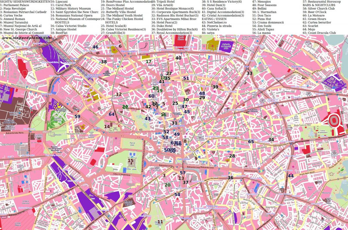 bukaresti street map