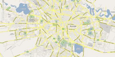 Bucarest kaart