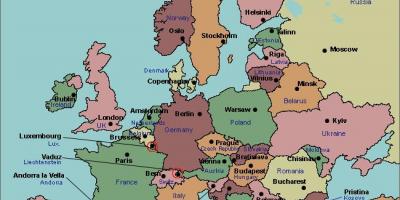 Kaart bukarestis euroopa